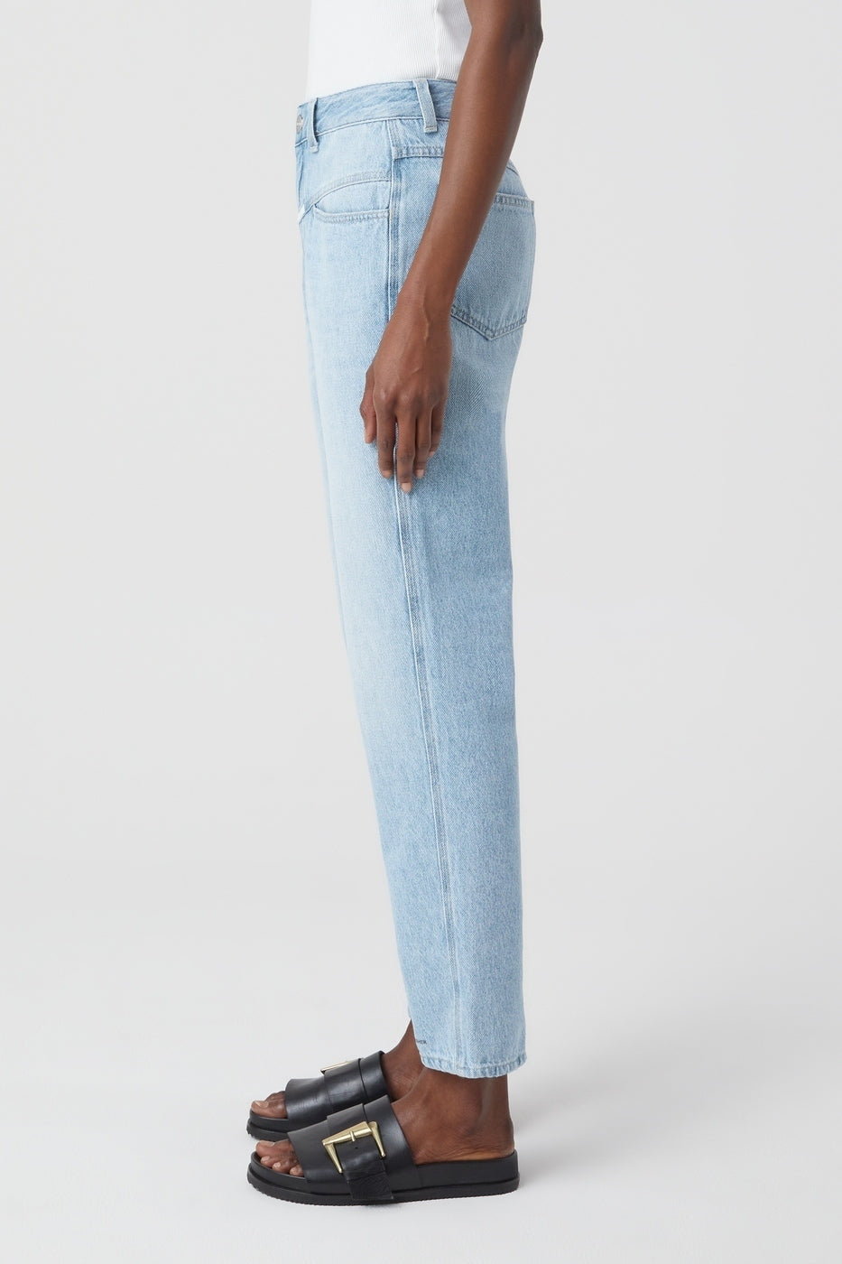 Jeans Pedal Pusher - Light Blue - Femme