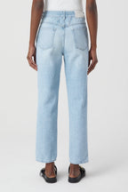 Jeans Pedal Pusher - Light Blue - Femme