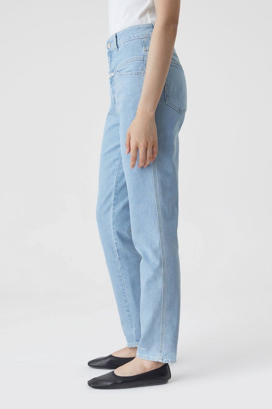 Jeans Pedal Pusher - Light Blue - Femme