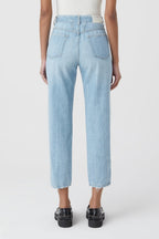 Jeans Pedal Pusher - Light Blue - Femme