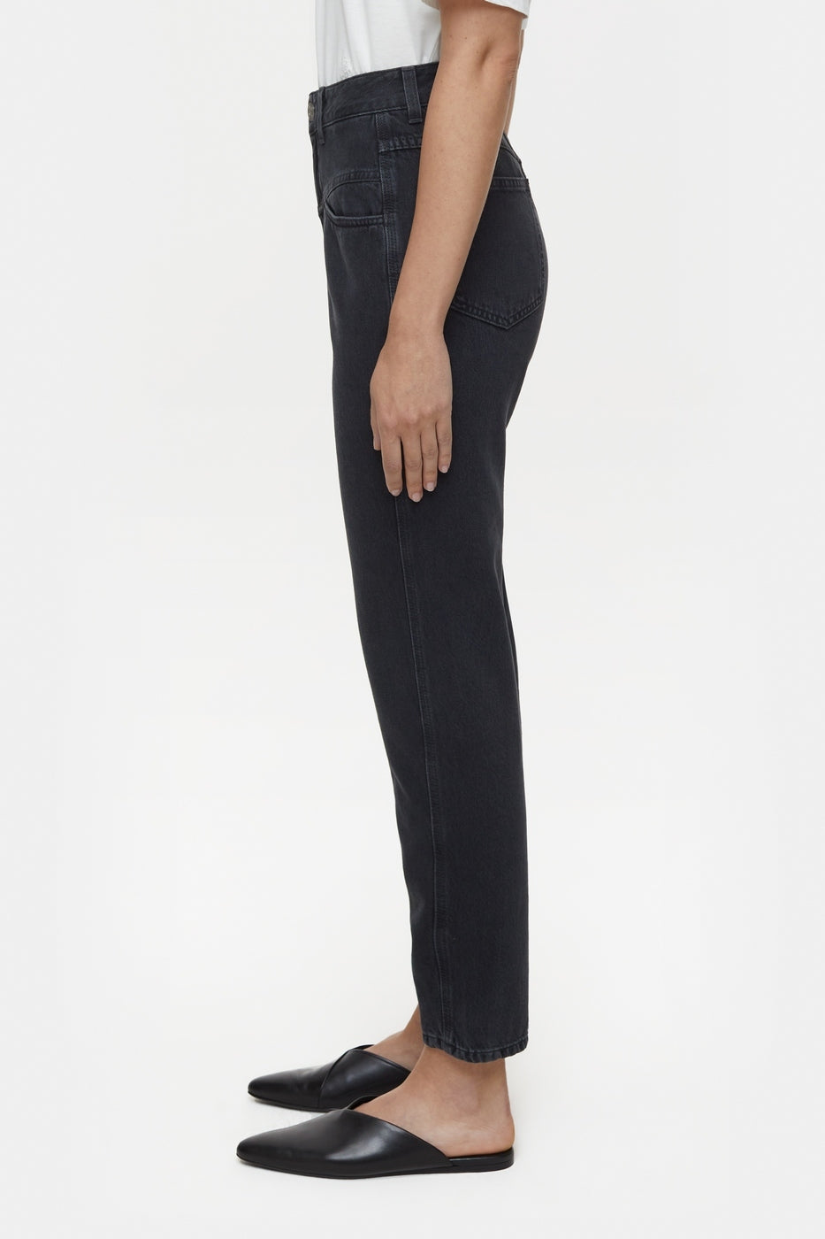 Jeans Pedal Pusher - Dark Grey - Femme