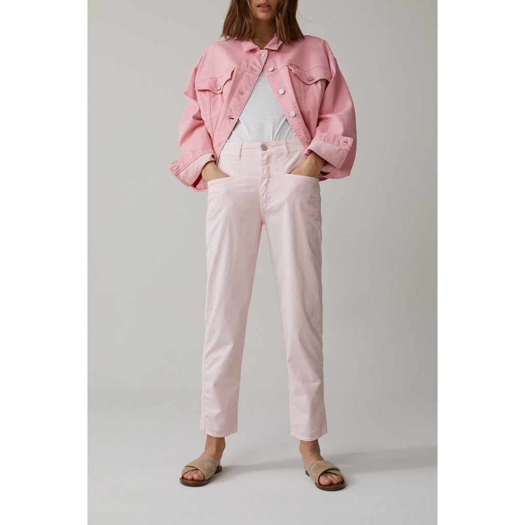 Closed - Pantalon Closed Pedal Pusher - Rose Clair - Femme