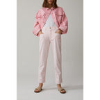 Closed - Pantalon Closed Pedal Pusher - Rose Clair - Femme