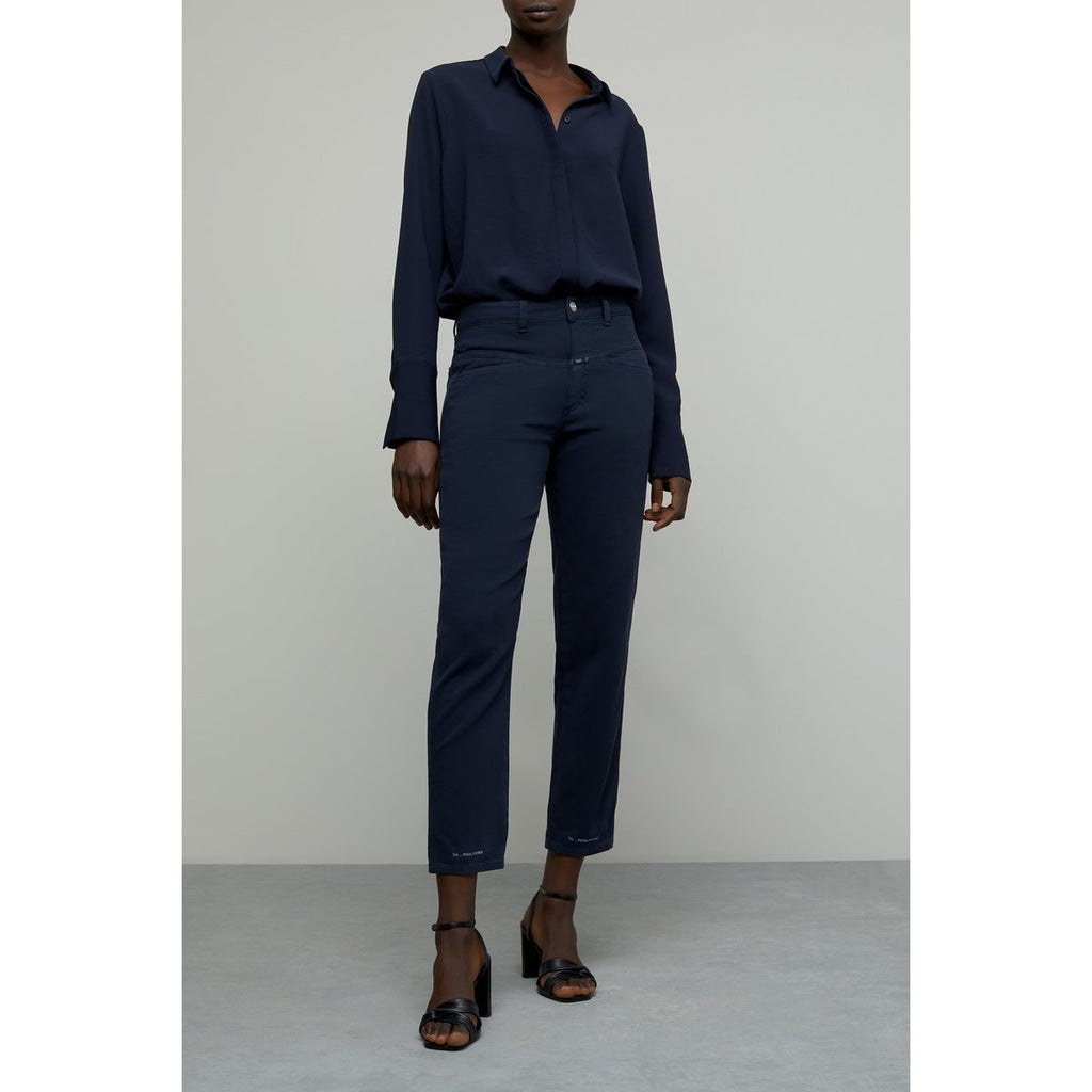 Closed - Pantalon Closed Pedal Pusher - Noir Nuit - Femme