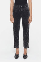 Pantalon Pedal Pusher - Washed Black - Femme