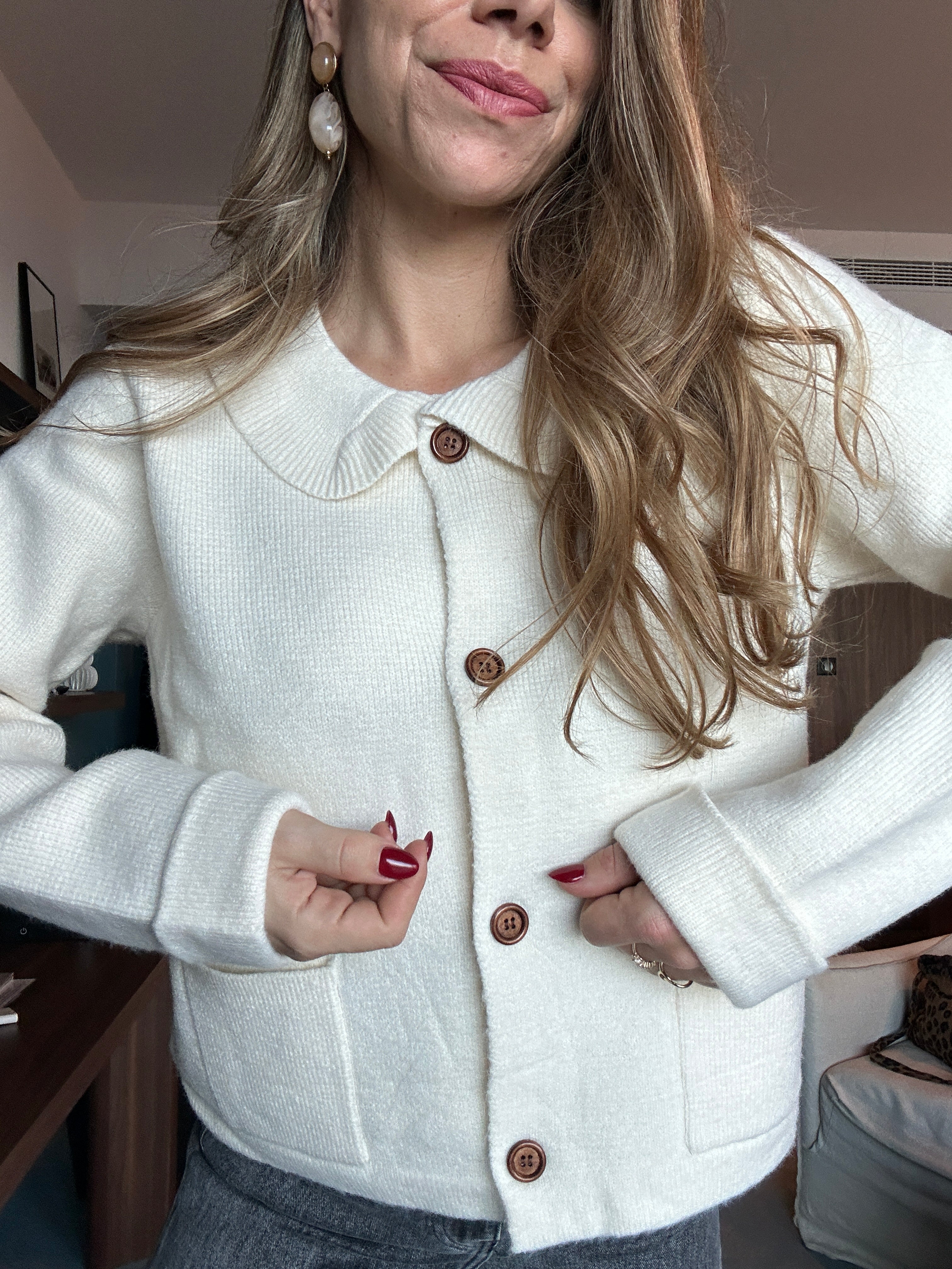 Cardigan Gloria Écru