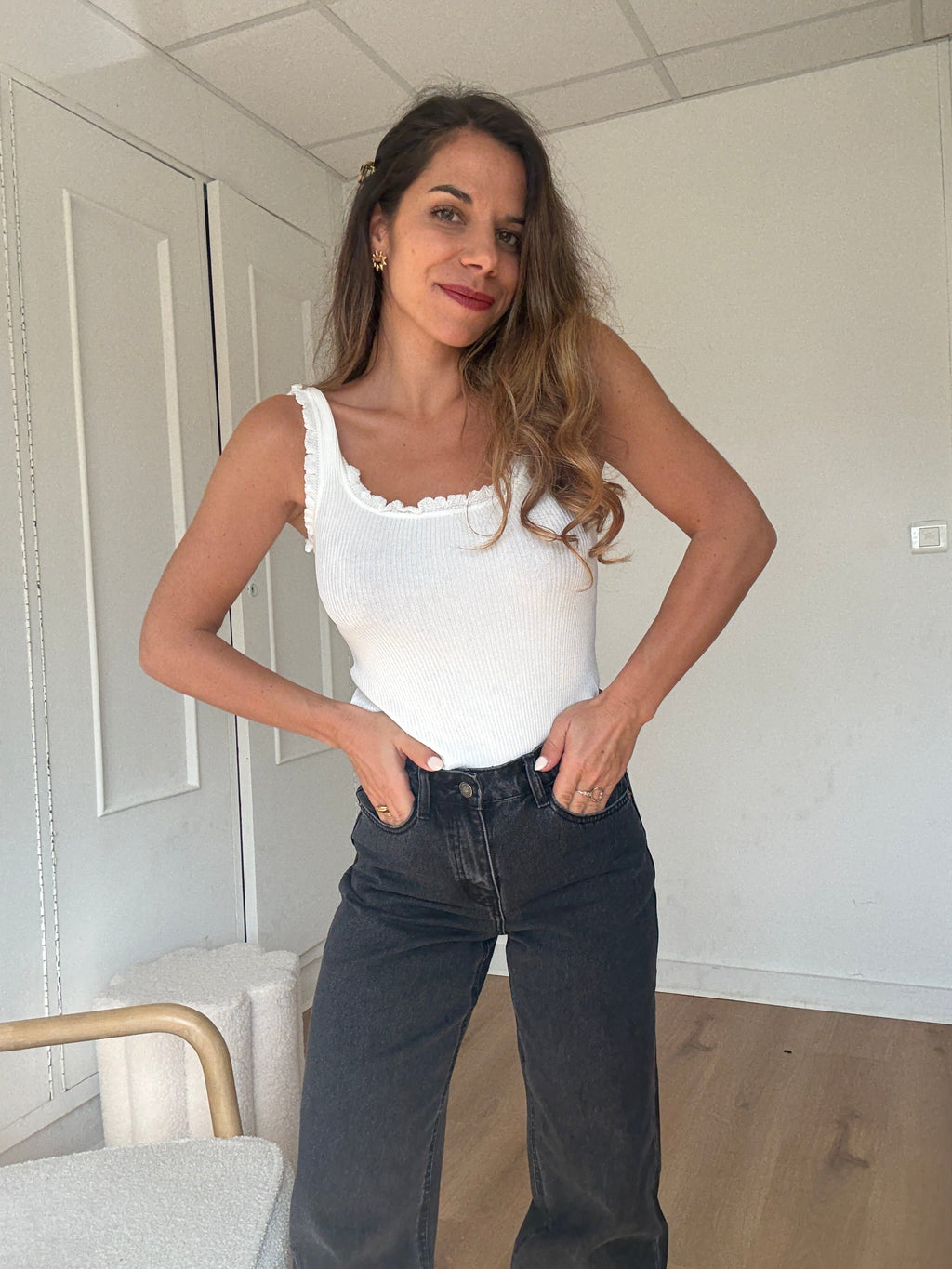Top Nora Blanc