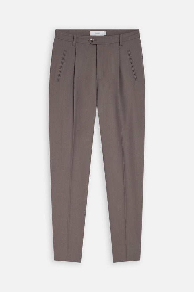 Closed - Pantalon Slim En Laine - Gris - Femme