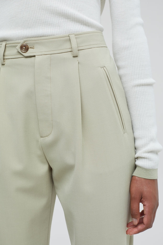 Closed - Pantalon Slim En Laine - Beige - Femme