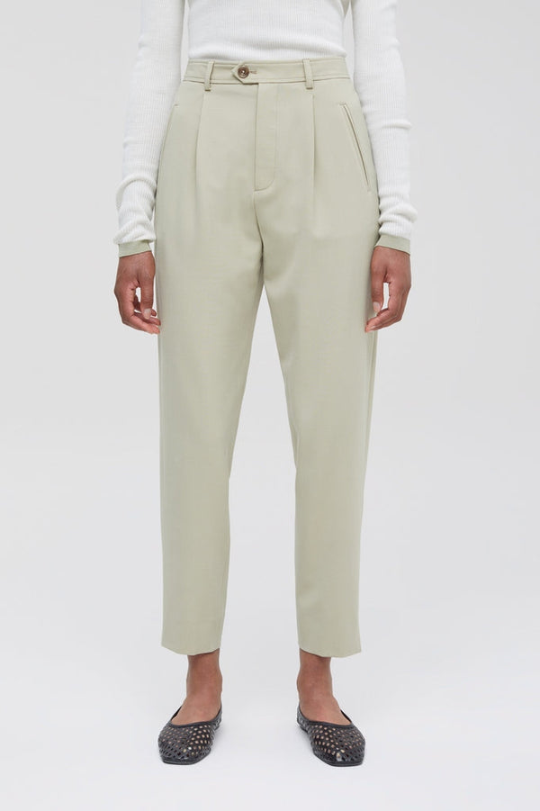 Closed - Pantalon Slim En Laine - Beige - Femme