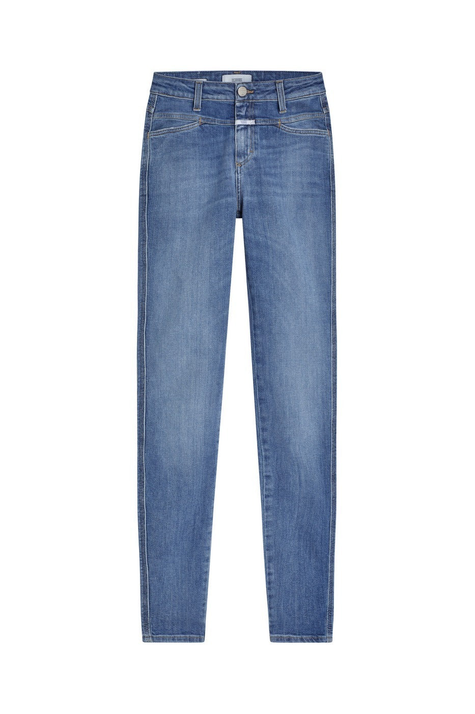 Jeans Skinny Pusher Long - Mid Blue - Femme