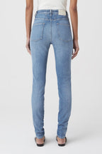 Jeans Skinny Pusher Long - Mid Blue - Femme