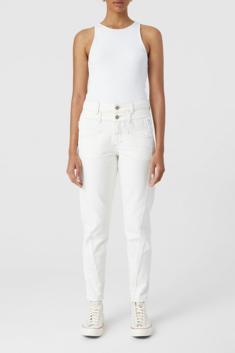 Jeans Curved-X - Creme - Femme