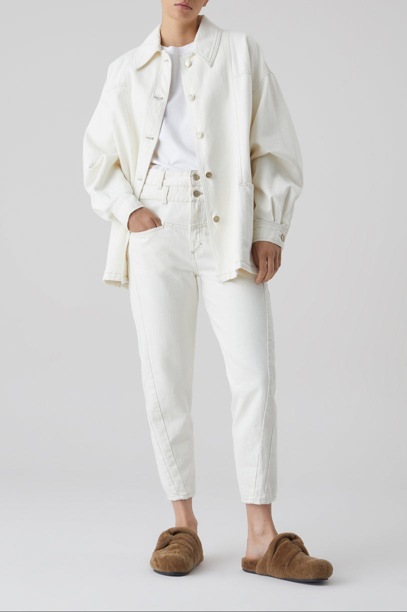 Jeans Curved-X - Creme - Femme
