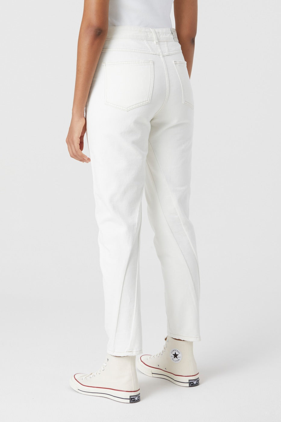 Jeans Curved-X - Creme - Femme
