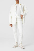 Jeans Curved-X - Creme - Femme