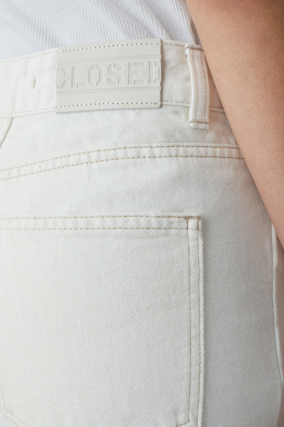 Jeans Curved-X - Creme - Femme