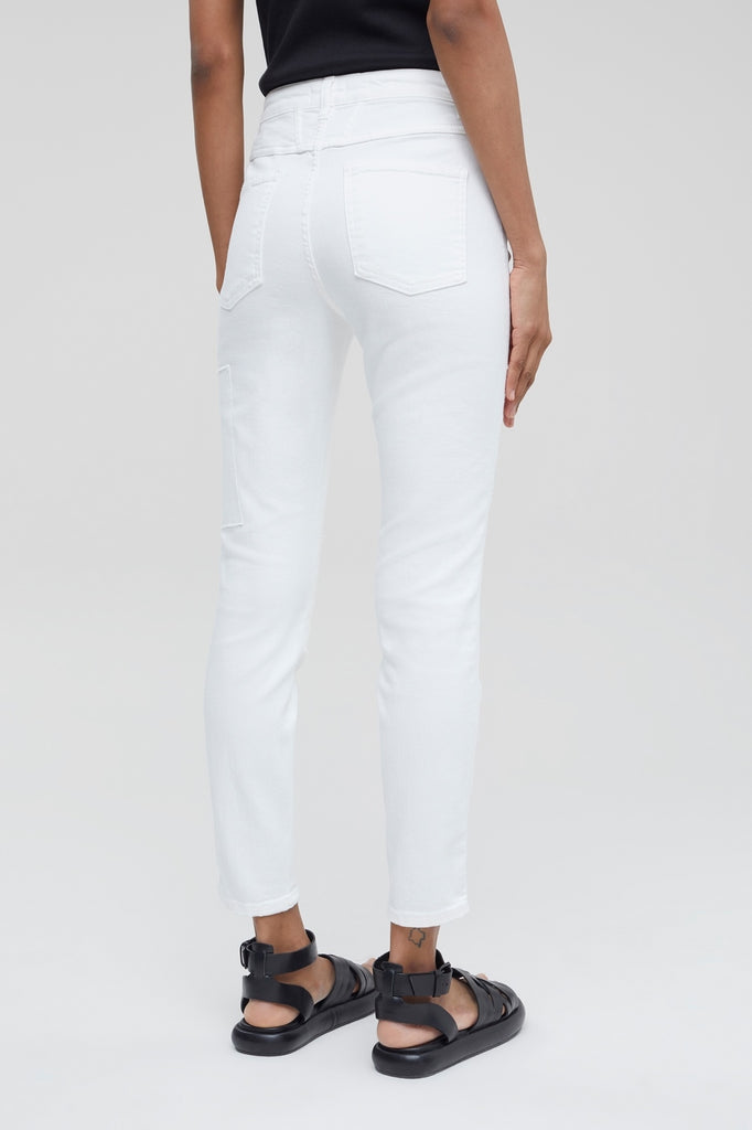 Closed - Jean Skinny Pusher - White - Femme
