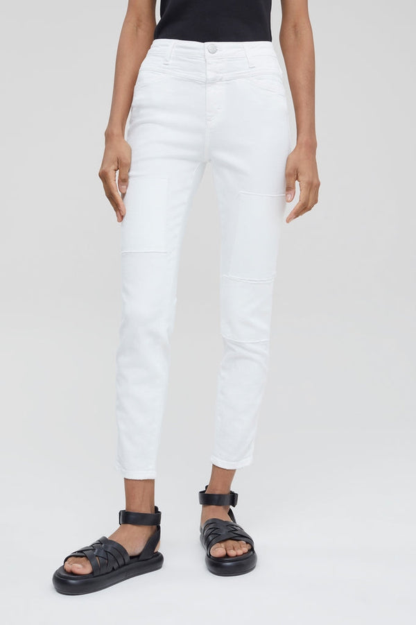 Closed - Jean Skinny Pusher - White - Femme