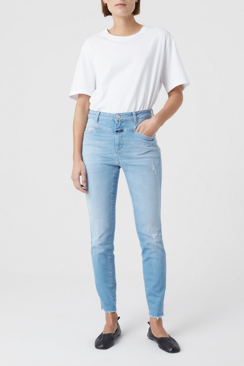 Jeans Skinny Pusher - Mid Blue - Femme
