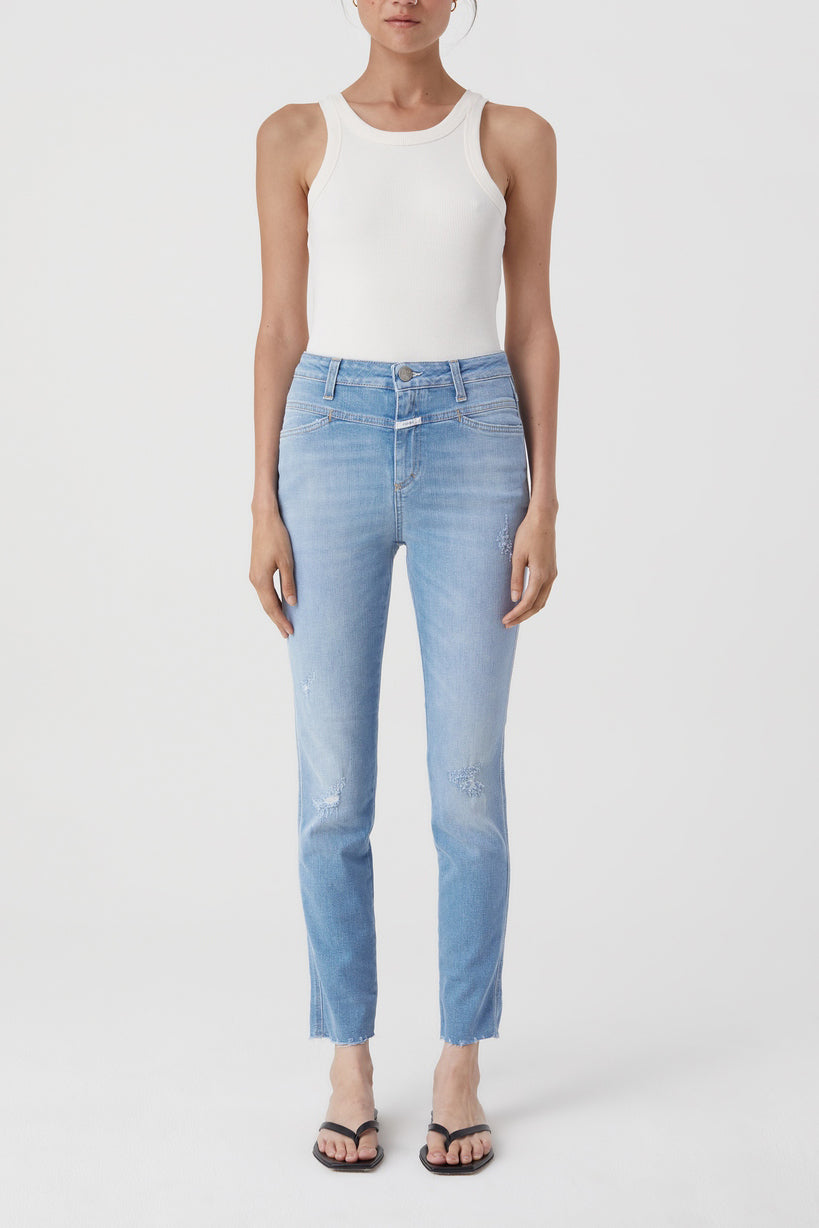 Jeans Skinny Pusher - Mid Blue - Femme