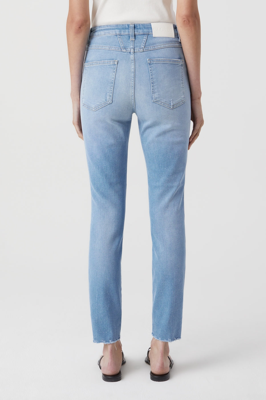 Jeans Skinny Pusher - Mid Blue - Femme