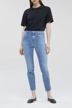 Jeans Skinny Pusher - Mid Blue - Femme