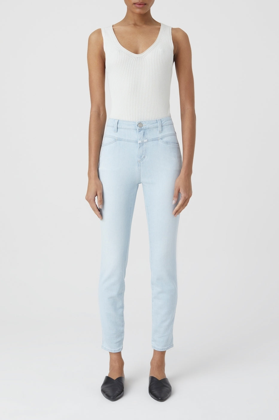 Jeans Skinny Pusher - Light Blue - Femme