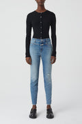 Jeans Skinny Pusher - Mid Blue - Femme