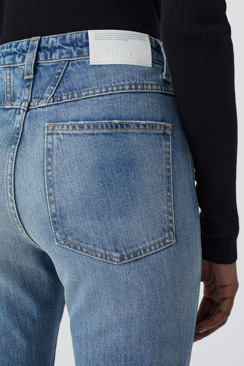 Jeans Skinny Pusher - Mid Blue - Femme