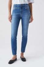 Jeans Skinny Pusher - Mid Blue - Femme