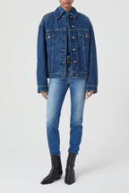 Jeans Skinny Pusher - Mid Blue - Femme