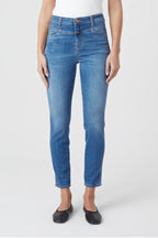 Jeans Skinny Pusher - Mid Blue - Femme