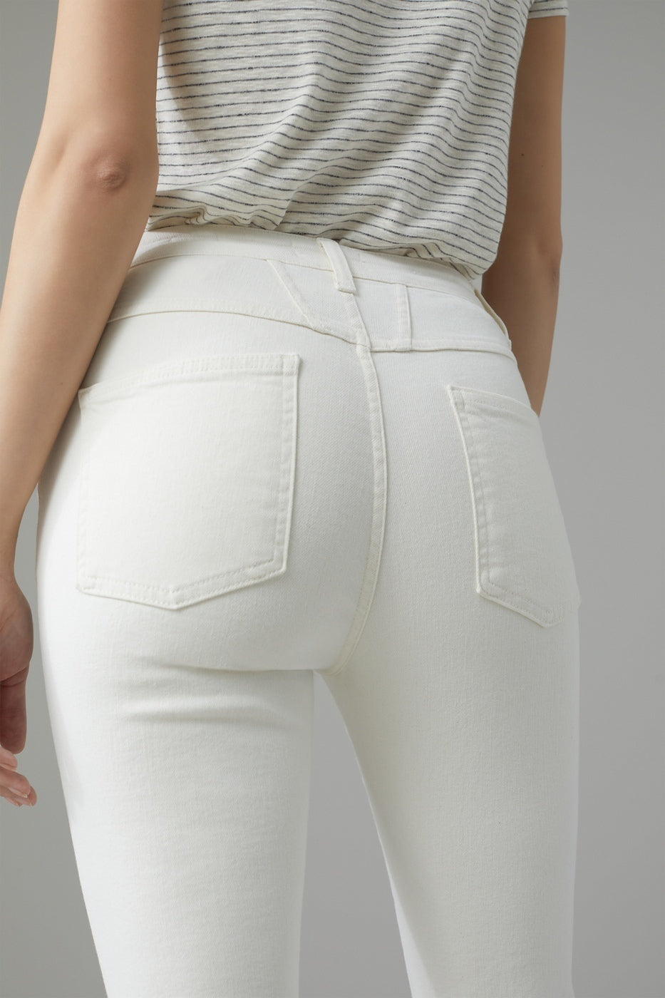 Jeans Skinny Pusher - Creme - Femme