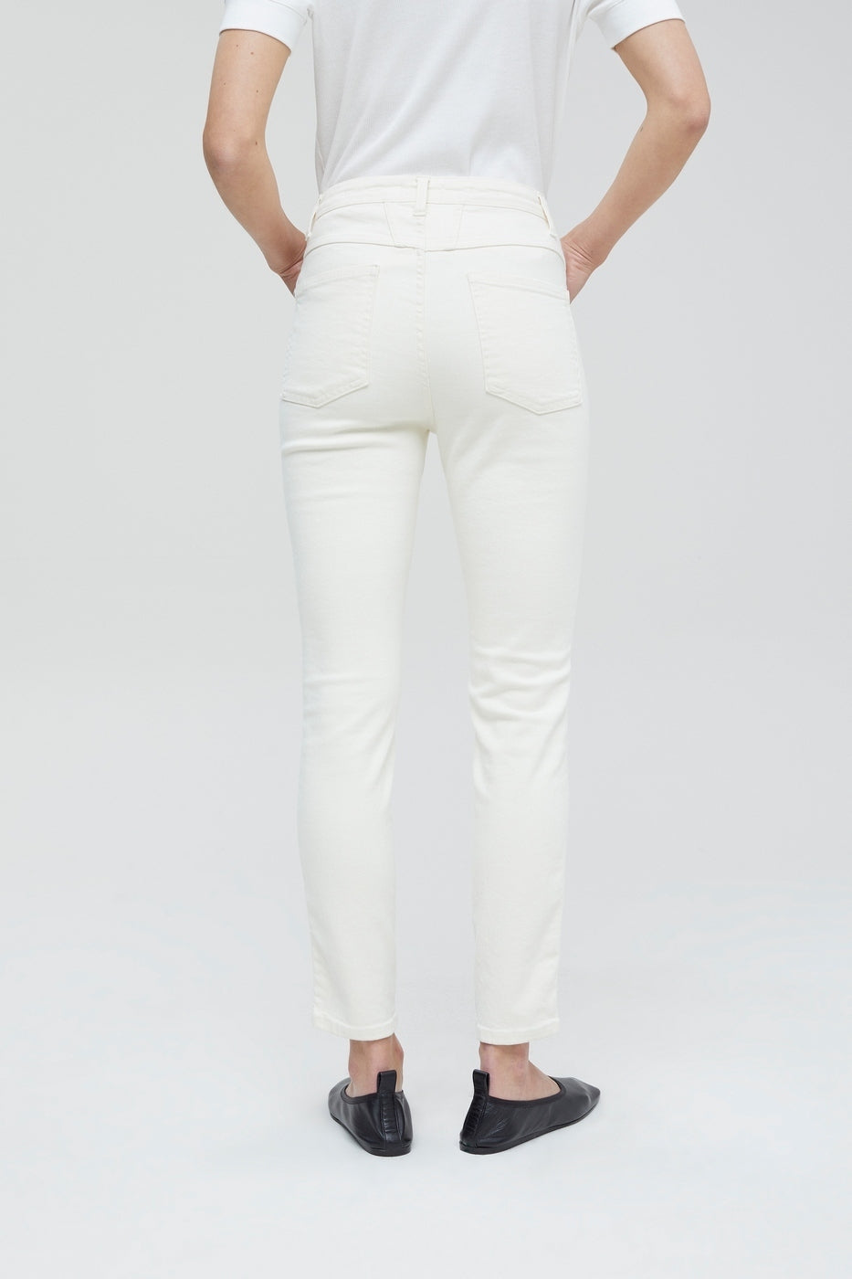 Jeans Skinny Pusher - Creme - Femme
