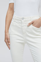 Jeans Skinny Pusher - Creme - Femme
