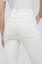 Jeans Skinny Pusher - Creme - Femme