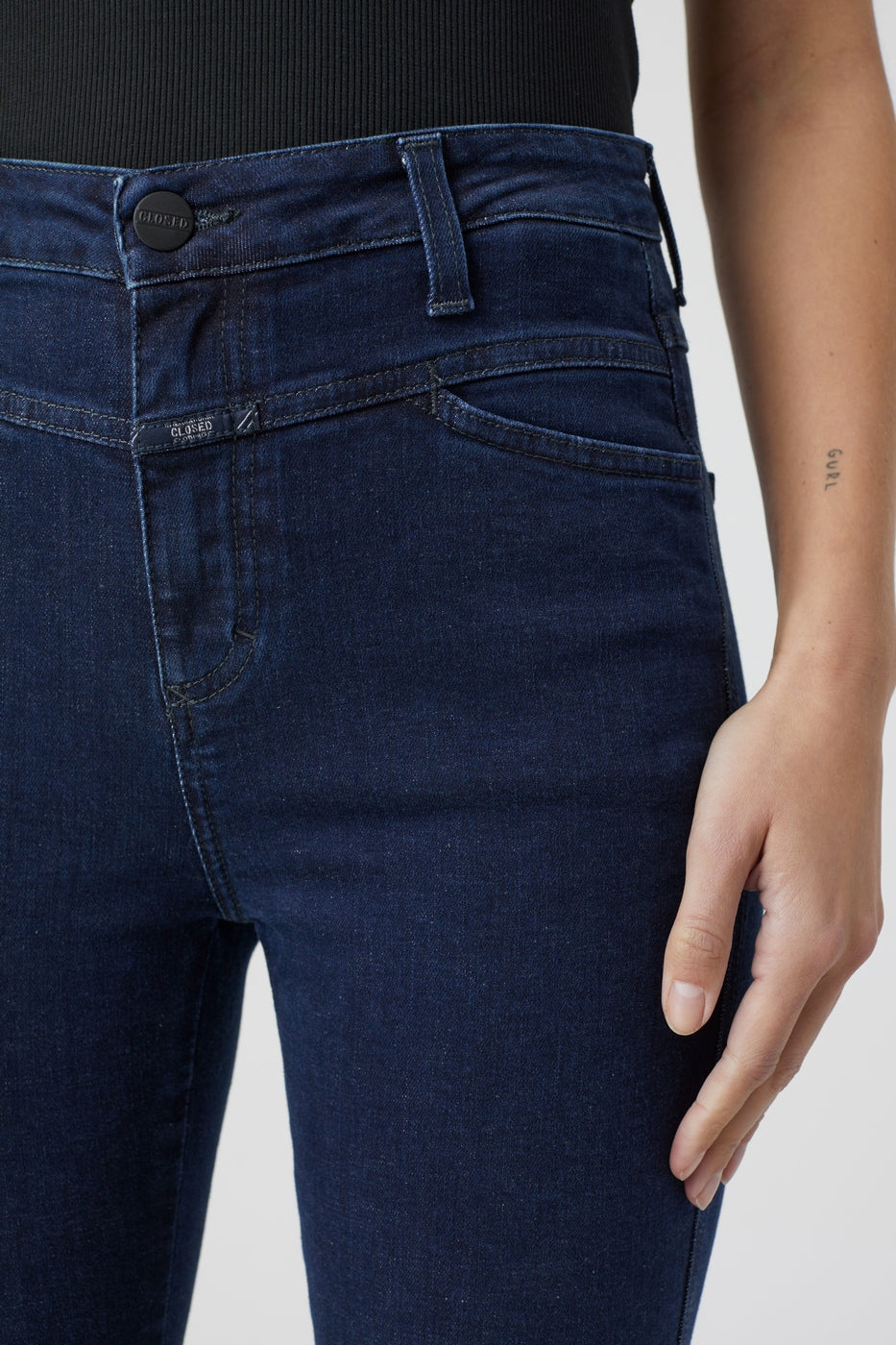 Jeans Skinny Pusher - Dark Blue - Femme