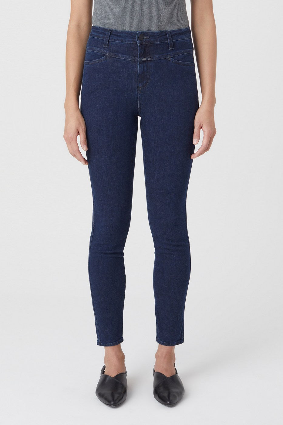 Jeans Skinny Pusher - Dark Blue - Femme