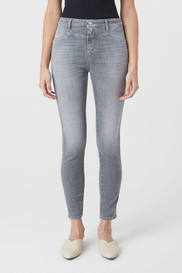 Jeans Skinny Pusher - Mid Grey - Femme