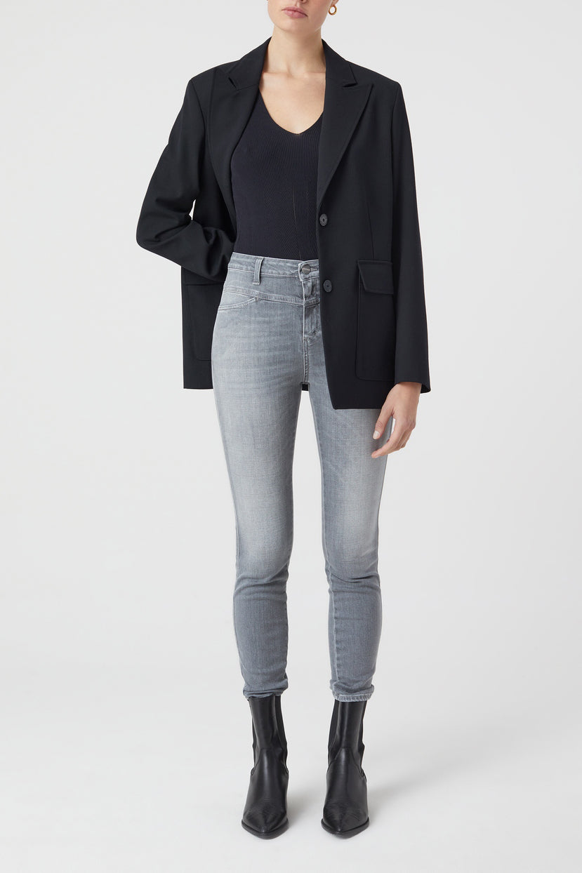 Jeans Skinny Pusher - Mid Grey - Femme