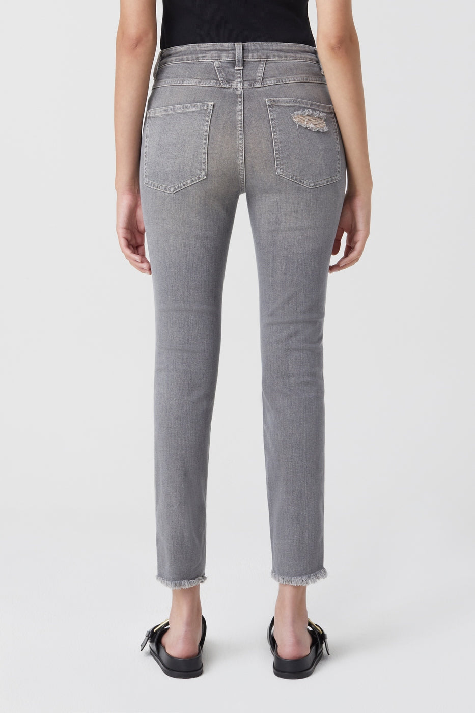 Jeans Skinny Pusher - Mid Grey - Femme