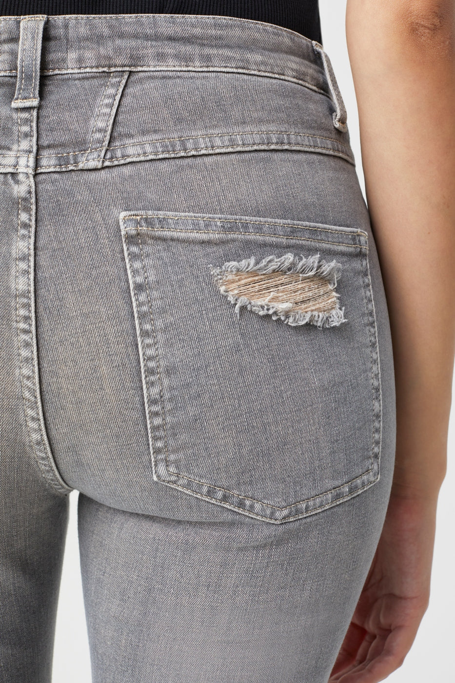 Jeans Skinny Pusher - Mid Grey - Femme