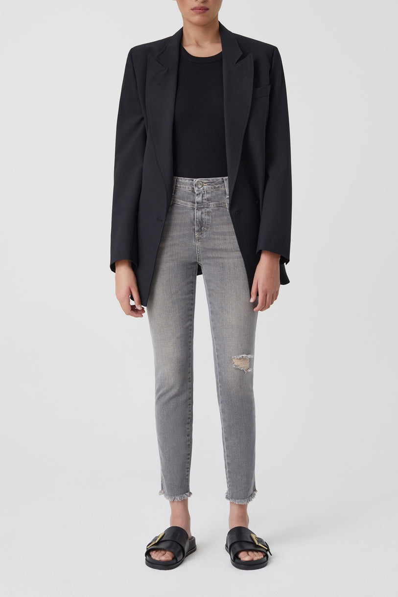 Jeans Skinny Pusher - Mid Grey - Femme