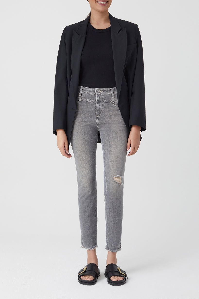 Jeans Skinny Pusher - Mid Grey - Femme