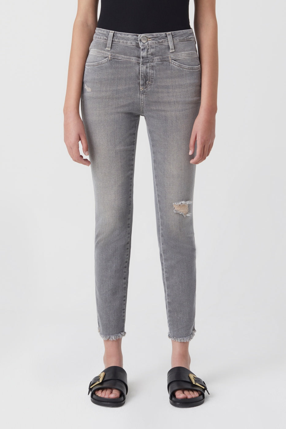 Jeans Skinny Pusher - Mid Grey - Femme