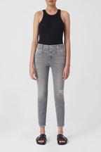 Jeans Skinny Pusher - Mid Grey - Femme