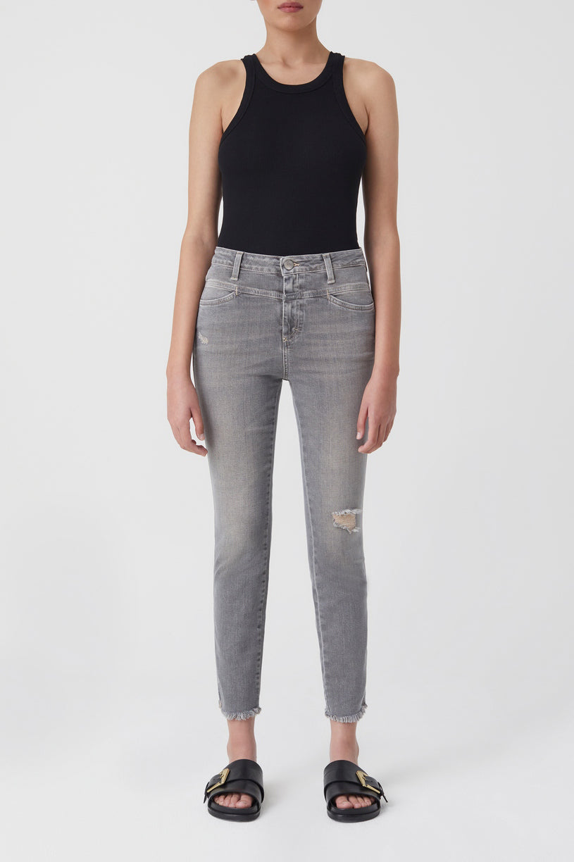 Jeans Skinny Pusher - Mid Grey - Femme