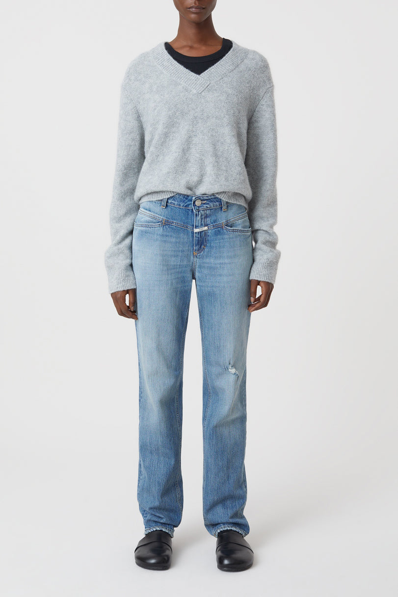 Jeans Straight-X - Mid Blue - Femme