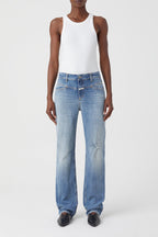Jeans Straight-X - Mid Blue - Femme